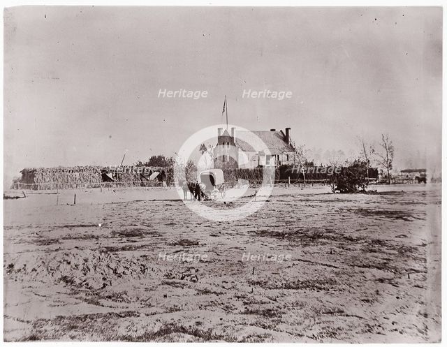 Yellow House, Warren Station, Virginia, 1861-65. Creator: Tim O'Sullivan.