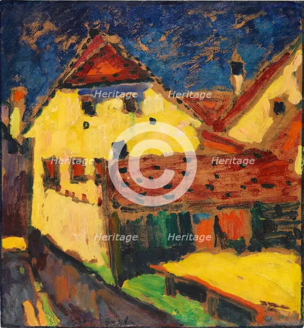 Yellow houses, 1909. Creator: Javlensky, Alexei, von (1864-1941).