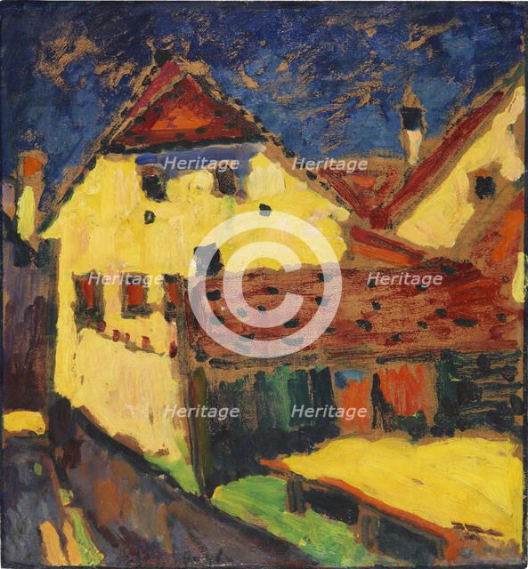 Yellow houses, 1909. Creator: Javlensky, Alexei, von (1864-1941).