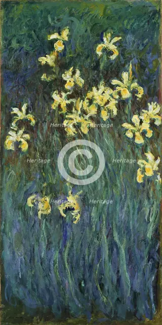 Yellow Irises, 1914-1917. Artist: Monet, Claude (1840-1926)