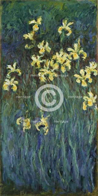 Yellow Irises, 1914-1917. Artist: Monet, Claude (1840-1926)