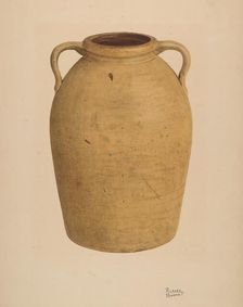 Yellow Jar, c. 1938. Creator: Richard Barnett