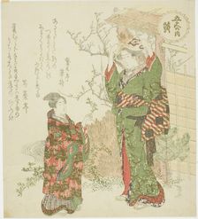 Yellow (Ki), from the series "Five Colors (Goshiki no uchi)", c. 1820. Creator: Shinsai
