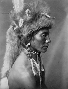 Yellow Kidney, Piegan, c1910. Creator: Edward Sheriff Curtis