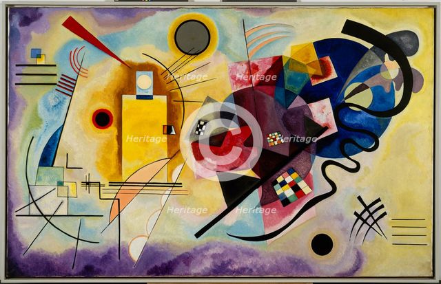 Yellow, Red, Blue, 1925.