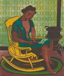 Yellow Rocker, ca.1935 - 1943. Creator: Bernard P Schardt