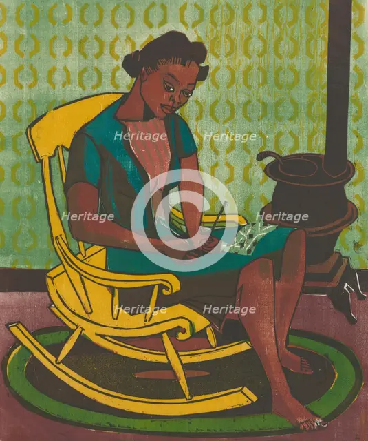 Yellow Rocker, ca.1935 - 1943. Creator: Bernard P Schardt.