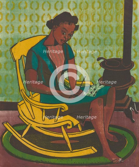 Yellow Rocker, ca.1935 - 1943. Creator: Bernard P Schardt.