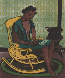 Yellow Rocker, ca.1935 - 1943. Creator: Bernard P Schardt