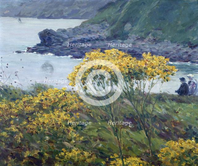 Yellow umbel, c1910. Creator: Louis Welden Hawkins.