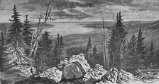 Yellowstone Lake 1883. Artist: Charles E.H Bonwill