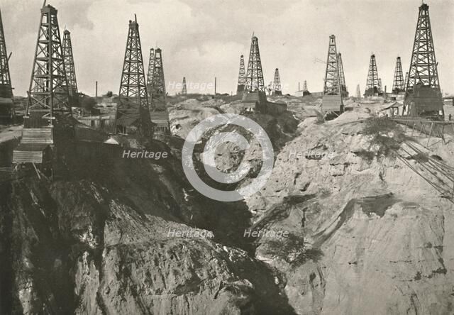 'Yenan-Young Oil Wells', 1900. Creator: Unknown.