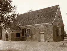 Yeocomico Church, Cople Parish, Hague vicinity, Westmoreland County, Virginia, c1930 - 1939. Creator: Frances Benjamin Johnston