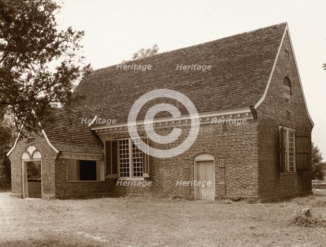 Yeocomico Church, Cople Parish, Hague vicinity, Westmoreland County, Virginia, c1930 - 1939. Creator: Frances Benjamin Johnston.