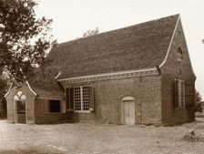 Yeocomico Church, Cople Parish, Hague vicinity, Westmoreland County, Virginia, c1930 - 1939. Creator: Frances Benjamin Johnston