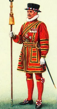 Yeoman of King's Bodyguard of Yeomen of the Guard 1937. Creator: Unknown