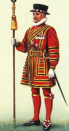 Yeoman of King's Bodyguard of Yeomen of the Guard 1937. Creator: Unknown