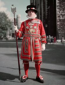 Yeoman Warder, London, c1955. Creator: Arthur Charles Kirby Ware