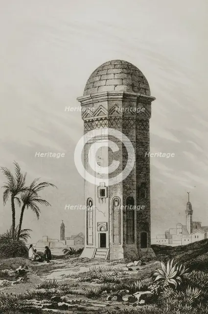 Yerevan Tower, Yerevan, Armenia, 1838.  Creator: Vanderburch.