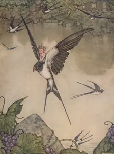 Yes I Will Go With Thee! Said Tommelise c1930. Artist: W Heath Robinson