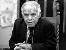 Yitzhak Shamir, Israeli Prime Minister, at Mill Hill Synagogue, London, 1994. Creator: Sidney Harris