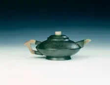 Yixing teapot, Qing dynasty, China, mid-19th century. Creator: Unknown