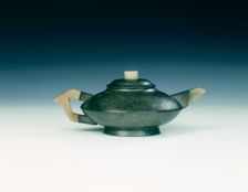 Yixing teapot, Qing dynasty, China, mid-19th century. Creator: Unknown
