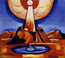 Yliaster (Paracelsus), 1932. Creator: Marsden Hartley