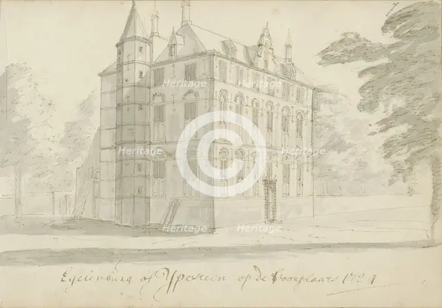 Ypestein Castle in Heiloo, 1724. Creator: Abraham Meyling.