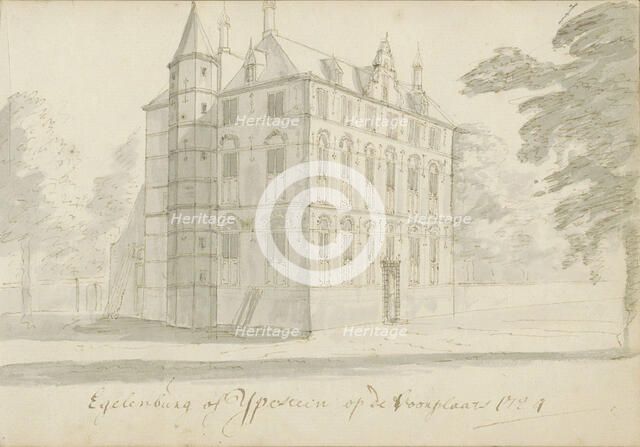 Ypestein Castle in Heiloo, 1724. Creator: Abraham Meyling.