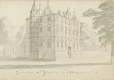 Ypestein Castle in Heiloo, 1724. Creator: Abraham Meyling