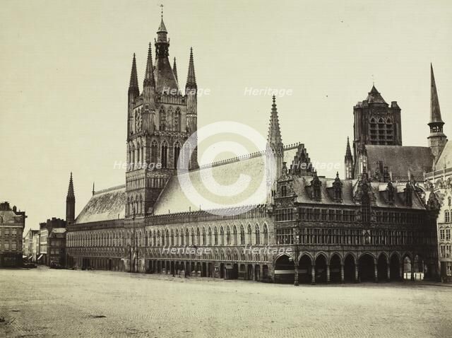 Ypres, Belgium, c. 1855-1862. Creator: Auguste-Rosalie Bisson (French, 1826-1900), and ; Louis-Auguste Bisson (French, 1814-1876).