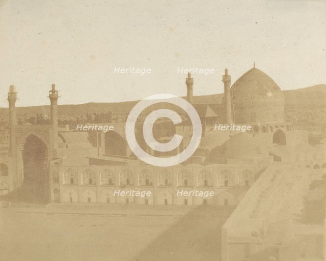 Yran, Piazza a Isphaan, 1858. Creator: Luigi Pesce.