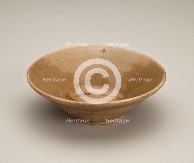 "Yueli Temple" tea bowl, 800s. Creator: Unknown.