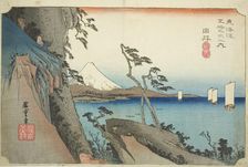 Yui: Satta Peak (Yui, Satta mine), from the series "Fifty-three Stations of the Toka..., c. 1833/34. Creator: Ando Hiroshige