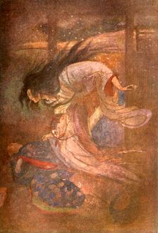 Yuki-Onna, the Lady of the Snow 1912. Creator: Evelyn Paul