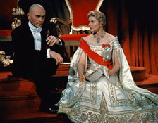 Yul Brynner and Ingrid Bergman in the film The King and I 1956. Creator: Lennart Svenander