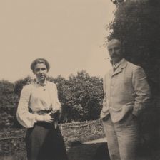 Yuri Alexandrovich Olsufyev (1878-1938) with his wife Sophia Vladimirovna, 1900s. Artist: Anonymous