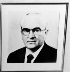 Yuri Andropov (1914-1984), Soviet Premier. Creator: Sidney Harris