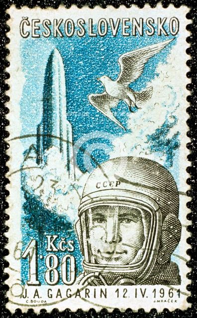 Yuri Gagarin, Soviet Russian cosmonaut, 1961. Creator: Unknown.
