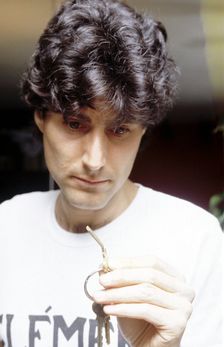 Yuri Geller (1946- ), Israeli magician. Creator: Unknown