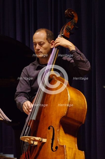 Yuri Goloubev, Watermill Jazz Club, Dorking, Surrey, October 2015. Artist: Brian O'Connor.