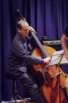 Yuri Goloubev, Watermill Jazz Club, Dorking, Surrey, October 2015. Artist: Brian O'Connor