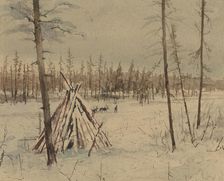 Yurt Kubalakh, 1927. Creator: Nikolaj Dmitrievic Travin