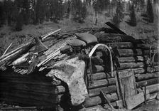 Yurt of the Ilga Tungus, 1920-1929. Creator: Unknown
