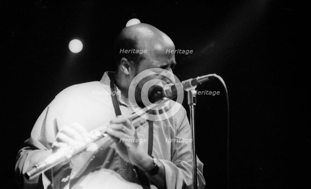 Yusef Lateef, Ronnie Scott's, London, 08.88. Creator: Brian O'Connor.