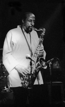 Yusef Lateef, Ronnie Scott's, London, 08.80. Creator: Brian O'Connor