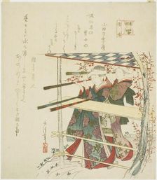 Yushima, from the series "A Comparison of Famous Things in the Eastern Capital..., c. 1811/12. Creator: Hotei Gosei