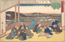 Yushima (Matsu Kane-ya), ca. 1840., ca. 1840. Creator: Ando Hiroshige