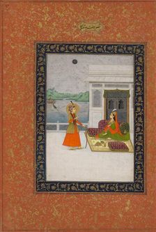 Yusuf and Zulaykha meeting, c. 1764. Creator: Unknown